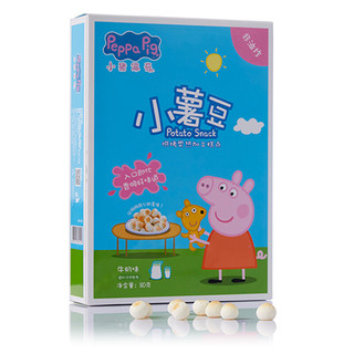 Peppa Pig 小猪佩奇 小薯豆 牛奶味 80g