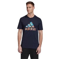 adidas 阿迪达斯 8-Bit BoS 男子运动T恤 FN1747 传奇墨水蓝 XL