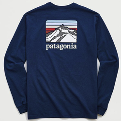 Patagonia 巴塔哥尼亚 男士圆领长袖T恤