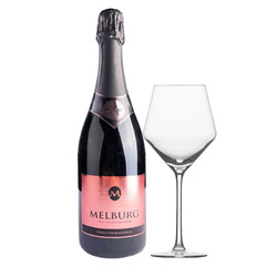 MELBURG 墨尔堡 甜红无醇起泡葡萄酒 澳洲原瓶进口 750毫升单瓶装