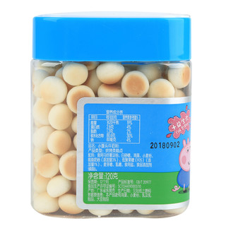 Peppa Pig 小猪佩奇 小馒头 牛奶味 120g