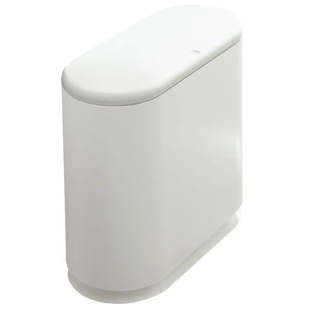 SOKUNI 束语 缝隙垃圾桶 10L 白色