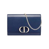 Dior 迪奥 30 MONTAIGNE系列 女士羊皮革钱包 S2059OMPK_M85B 蓝色 小号