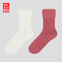 UNIQLO 优衣库 童装/女童 HEATTECH袜子(2双装)(温暖) 429267