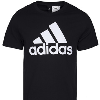 adidas 阿迪达斯 LOGO TEE1 男子运动T恤 CD4864 黑色 XL
