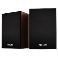 PHILIPS 飞利浦 SPA20 2.0声道 室内 多媒体音箱 木纹色