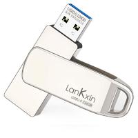 lankxin 兰科芯 闪存系列 AMG USB 3.0 U盘 银色 128GB USB
