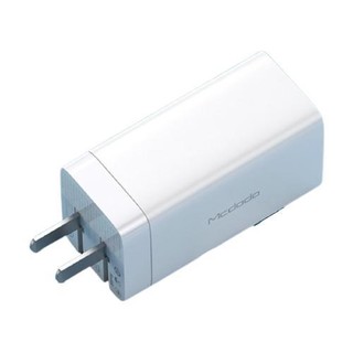 MCDODO 麦多多 CH-790 GaN氮化镓充电器 三口 Type-C*2/USB-A 65W快充 白色