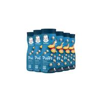 Gerber 嘉宝 星星泡芙 美版 黄桃味 42g*6罐