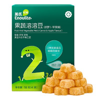 PLUS会员：Enoulite 英氏 果蔬溶溶豆 2阶 胡萝卜苹果味 18g