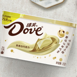 Dove 德芙 奶香白巧克力 252g*3盒