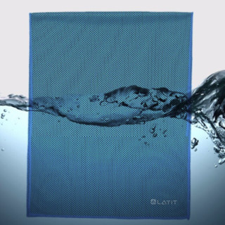 LATIT(运动) 冷感运动毛巾 蓝色 XL