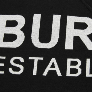 BURBERRY 博柏利 男士圆领针织衫 80133341 黑色 S