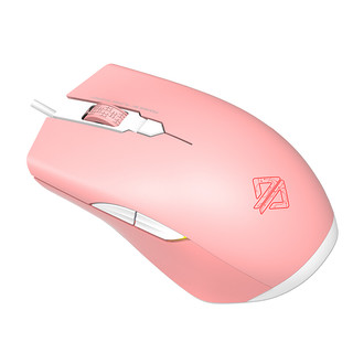 AJAZZ 黑爵 AJ903 有线鼠标 16000DPI RGB 粉色