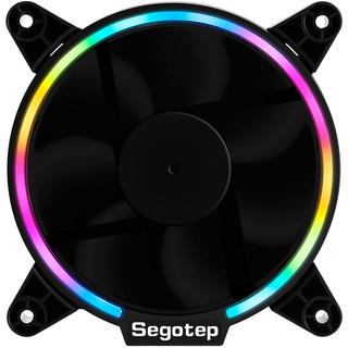 Segotep 鑫谷 光致12 RGB 120mm 机箱散热风扇 单个装