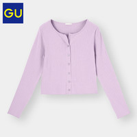 GU 极优 女装防紫外线短款针织开衫优衣库姐妹品牌BM风防晒衫333570