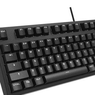 AJAZZ 黑爵 AK535 104键 有线机械键盘 黑色 Cherry红轴 单光