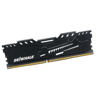 SEIWHALE 枭鲸 电竞版 DDR4 2666MHz 台式机内存 马甲条 黑色 32GB