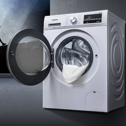 SIEMENS 西门子 10公斤 变频全自动滚筒洗衣机 （白色）XQG100-WM12P2602W