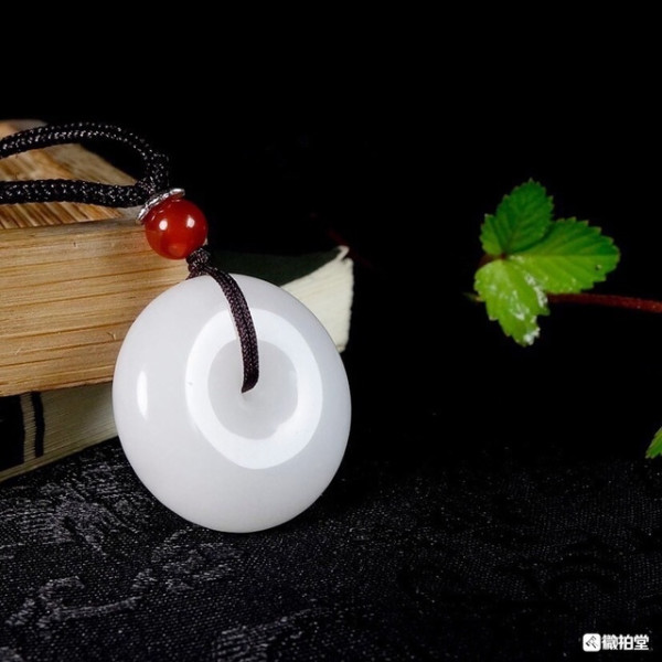 精美平安扣25mm天然金丝玉吉祥保平安