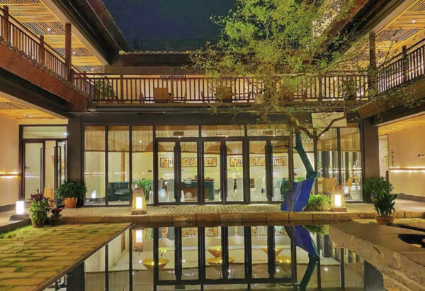 可拆分安徽九华山hotelmomc蔓兰酒店杏花大床双床房2晚含双早