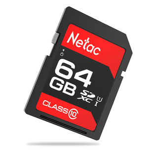 Netac 朗科 P600 专业版 SD存储卡 64GB（UHS-I、C10、U1）