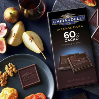 GHIRARDELLI 吉尔德利 60％黑巧克力 100g*3盒