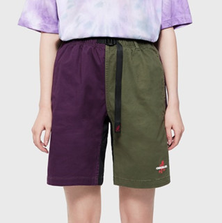 GRAMiCCi X CHOCOOLATE 男女款短裤 GUP-21SC50 军绿/紫色 XL