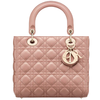 Dior 迪奥 Lady Dior系列 女士中号手袋 M0565ONGE_M50P 绯红色