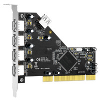 moge 魔羯 MC1010 PCI转5口USB2.0 扩展卡