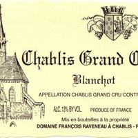 Domaine Francois Raveneau 拉维利奥酒庄 拉维利奥酒庄Chablis Grand Cru Blanchot霞多丽干型白葡萄酒 2012年