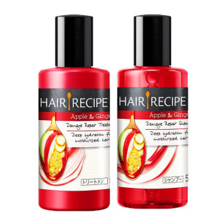 Hairrecipe 髮の食谱苹果生姜滋养修护洗护套装 洗发露50ml 润发乳50ml 报价价格评测怎么样 什么值得买