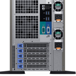DELL 戴尔 T640 塔式 服务器(2 芯至强银牌 4210R、十核、24个内存插槽、32GB 内存、2个4TB HDD、双万兆网络接口、750W 双电源)