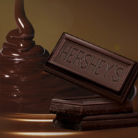 3.8焕新：HERSHEY'S 好时 浓醇可可黑巧克力 210