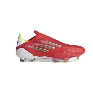 adidas 阿迪达斯 X Speedflow+ FG 男子足球鞋 FY3338 红/白/金黄 44