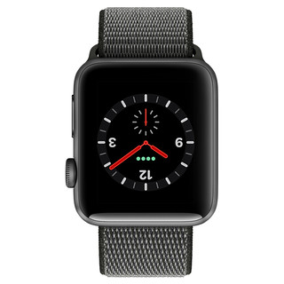 Apple 苹果 Watch Series 3 智能手表 42mm GPS+蜂窝网络款 深空灰铝金属表壳 深橄榄色表带（GPS、高度计、心率）