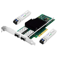 EB-LINK EB-X710-2SFP+LR 1900M 万兆双光口光纤有线网卡+2只单模光模块