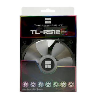 Thermalright 利民 TL-RS12 RGB 120mm 机箱散热风扇 单个装