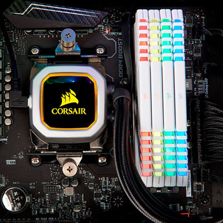 USCORSAIR 美商海盗船 H100i 240mm 一体式水冷散热器 RGB