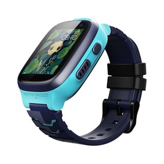 360 P1 4G智能手表 45mm 天空蓝 黑色硅胶表带（GPS、IPX8防水、双摄像头）