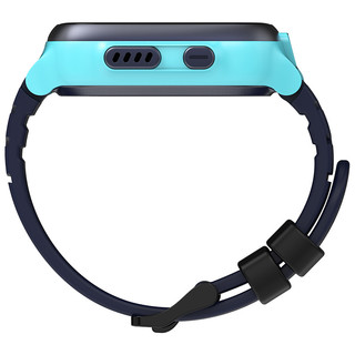 360 P1 4G智能手表 45mm 天空蓝 黑色硅胶表带（GPS、IPX8防水、双摄像头）