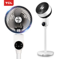 PLUS会员：TCL 1 台式立式电风扇 白色机械款