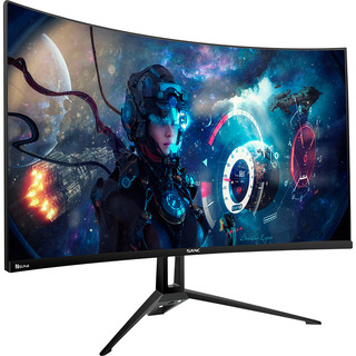 SANC 盛色 N55 Pro II 24英寸 VA 曲面 FreeSync 显示器(1920×1080、144Hz、120%sRGB）