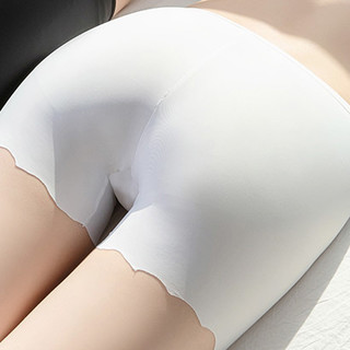 YUZHAOLIN 俞兆林 女士安全裤 YZL-NZH06-0405 波浪款 2条装 白色 XL