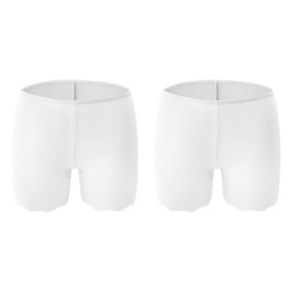 YUZHAOLIN 俞兆林 女士安全裤 YZL-NZH06-0405 波浪款 2条装 白色 XL