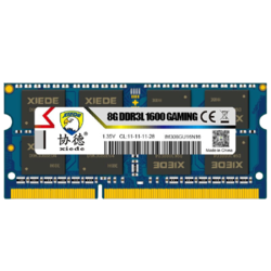 xiede 协德 PC3-12800 GAMING DDR3L 1600MHz 笔记本内存条  8GB 普条