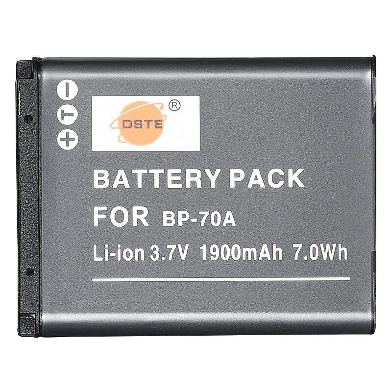 dste 蒂森特 FOR SAMSUNG BP-70A 相机电池 3.7V 1900mAh