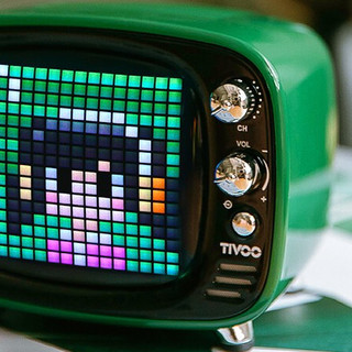 DIVOOM 点音 Tivoo 2.0声道 户外 带屏智能蓝牙音箱 绿色