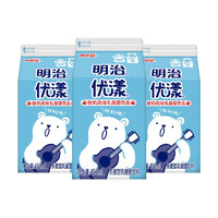 PLUS会员：meiji 明治 优漾  乳酸菌饮品 450ml*3瓶