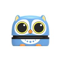 玖度定制 儿童卡通衣服印章 蓝色 猫头鹰